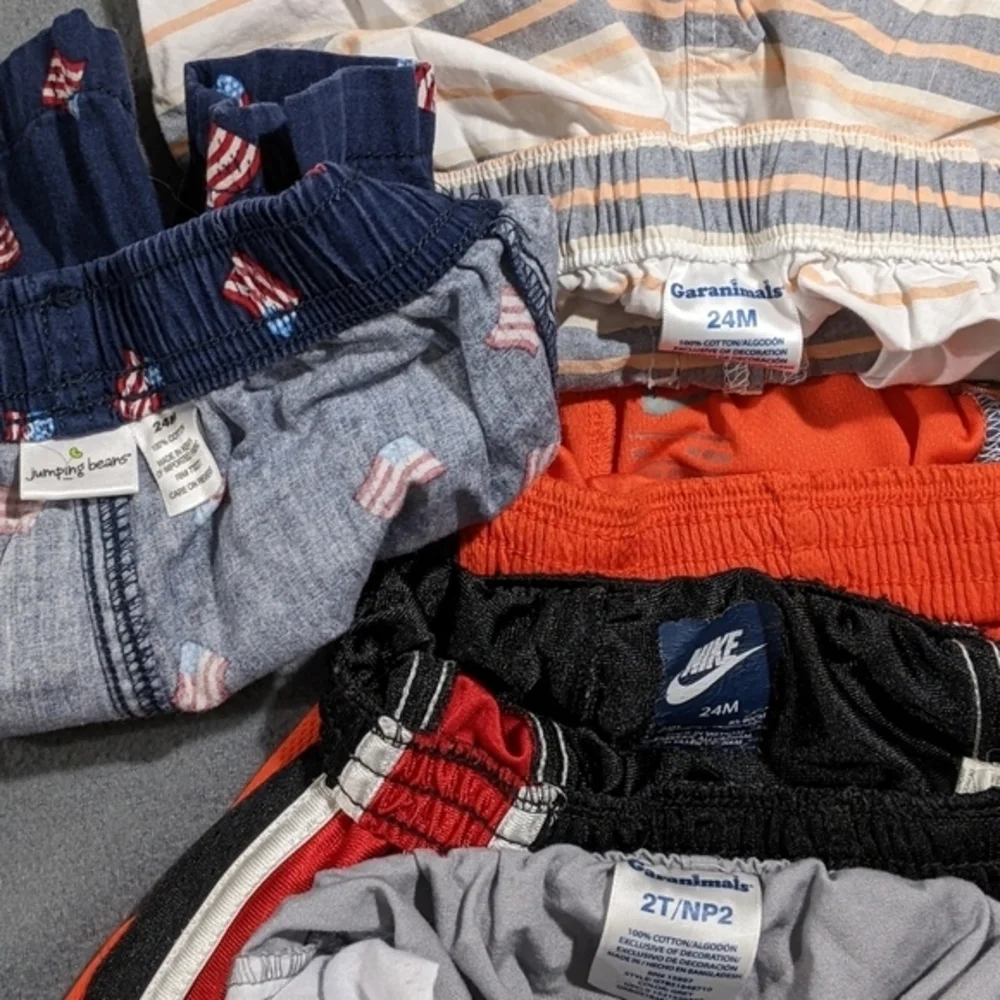 Boys shorts bundle‎ 24 months 2t Nike jumping beans garanimals